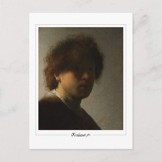 Postal Rembrandt van Rijn #18 - Bella Artes (Anverso)