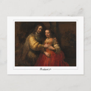 Postal Rembrandt van Rijn #22 - Arte fino