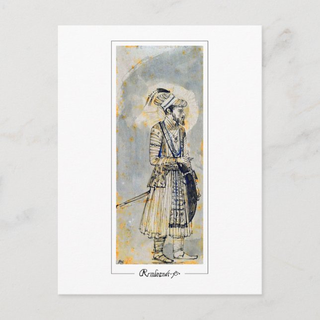 Postal Rembrandt van Rijn #230 - Bella Artes (Anverso)