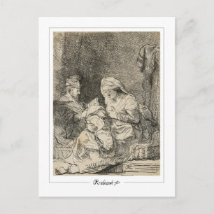 Postal Rembrandt van Rijn #235 - Arte fino