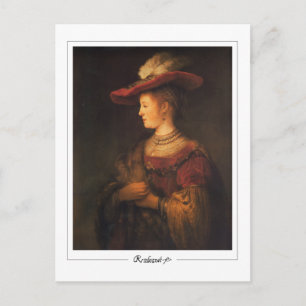 Postal Rembrandt van Rijn #27 - Arte