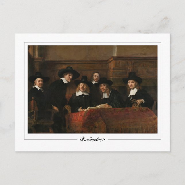 Postal Rembrandt van Rijn #354 - Bella Artes (Anverso)