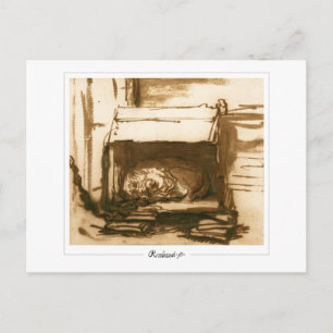 Postal Rembrandt van Rijn #431 - Arte