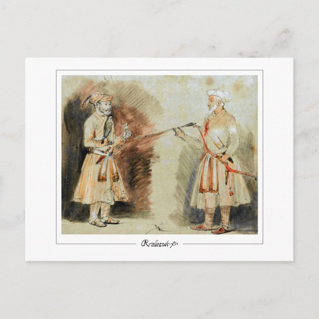 Postal Rembrandt van Rijn #436 - Bella Artes (Anverso)