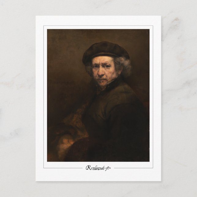 Postal Rembrandt van Rijn #543 - Bella Artes (Anverso)