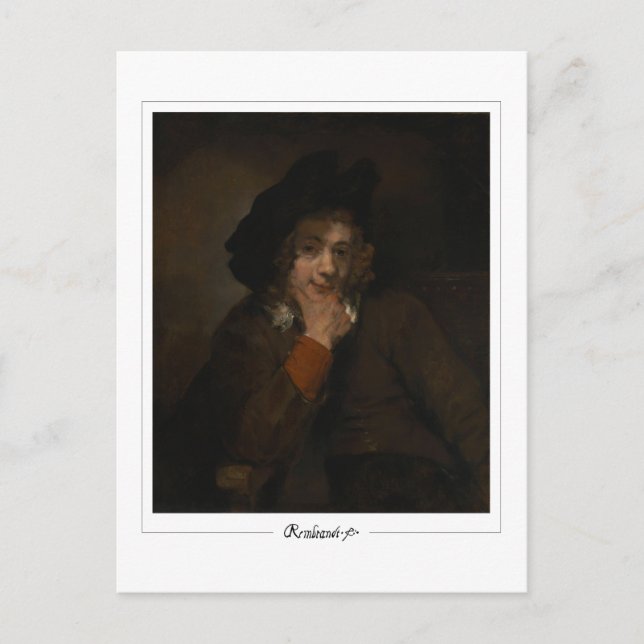 Postal Rembrandt van Rijn #597 - Bella Artes (Anverso)