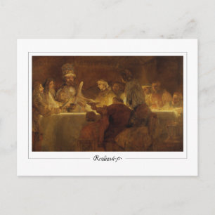 Postal Rembrandt van Rijn #615 - Arte fino