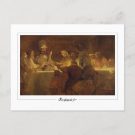 Postal Rembrandt van Rijn #615 - Bella Artes