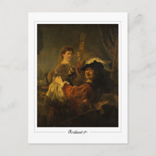 Postal Rembrandt van Rijn #8 - Arte