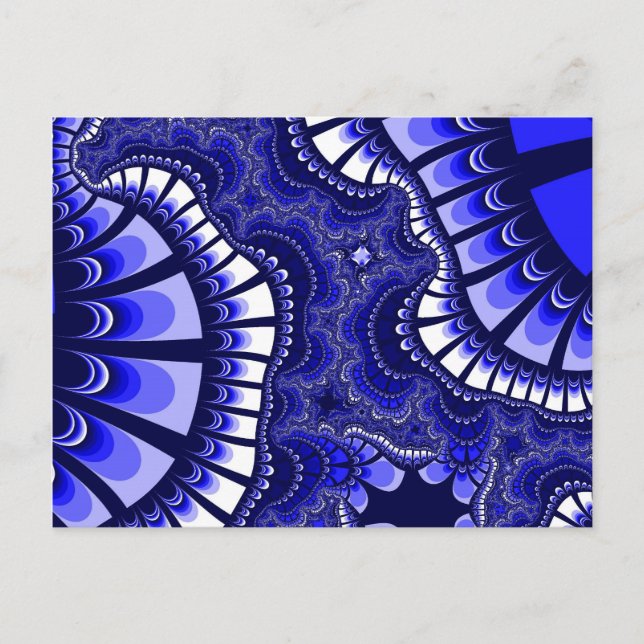 Postal Remix Azul y Blanco (Anverso)