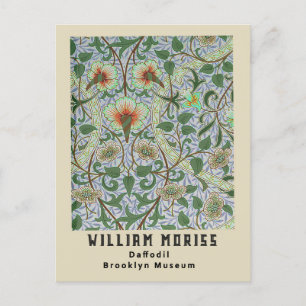 Postal Remix Vintage William Morris Narciso Floral