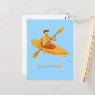 Postal Remo en kayak