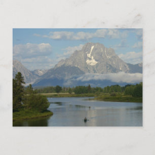 Postal Remo en kayak en el Parque Nacional Grand Teton