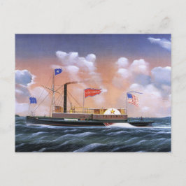 Postal Remolcador de vapor Victoria 1859