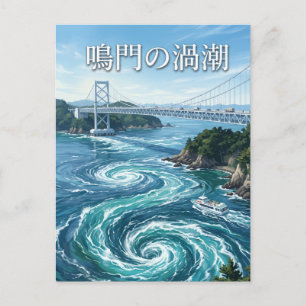 Postal Remolinos de Naruto Japón