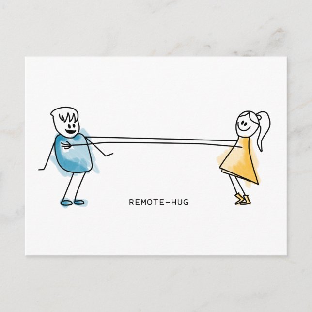 Postal Remote-Hug (Anverso)