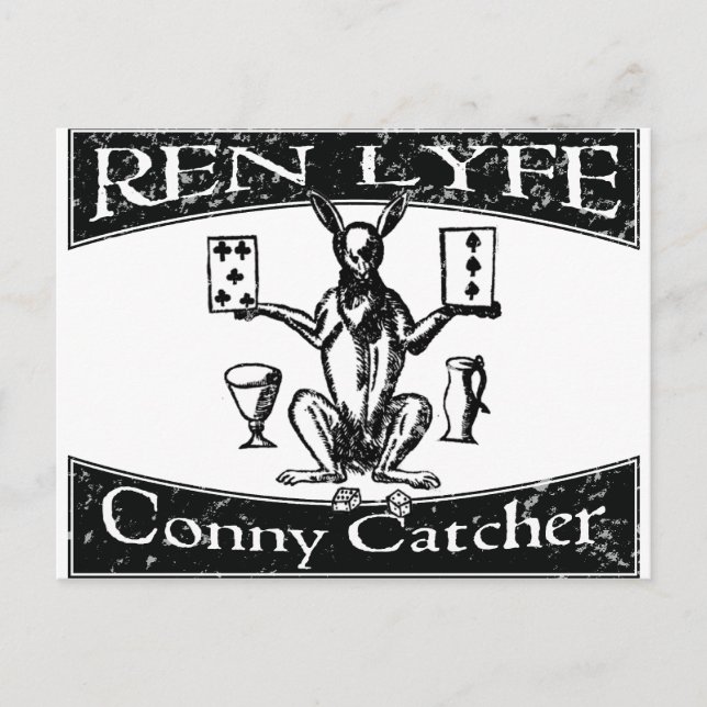 Postal Ren Lyfe: Molesto Robert Greene Conny-Catcher (Anverso)