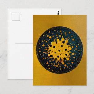 Postal Renacimiento: círculo abstracto de emergencia