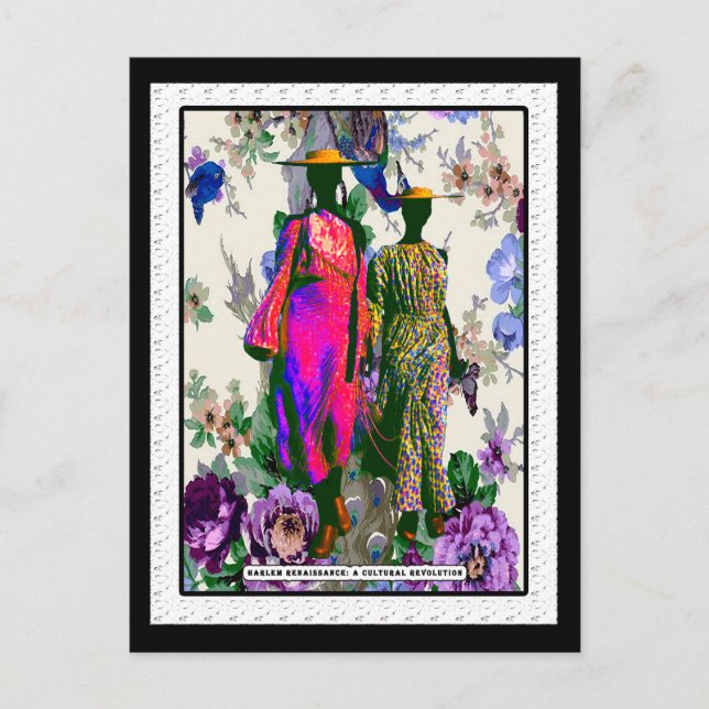 Postal Renacimiento de Harlem (Anverso)