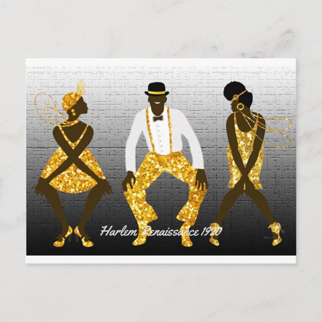 Postal Renacimiento de Harlem 1920 (Anverso)