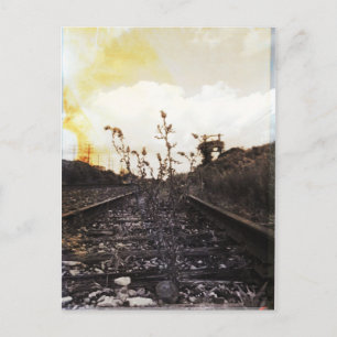 Postal Renacimiento entre las vías