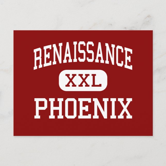 Postal Renacimiento - Phoenix - High - Detroit Michigan (Anverso)