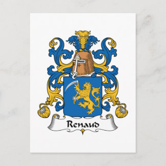 Postal Renaud Family Crest