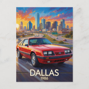 Postal Rendimiento de la Carretera de Dallas Texas 1986