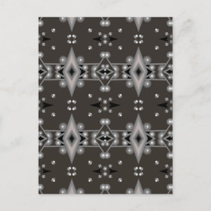 Postal Rendimiento estelar Diseño de arte abstracto moder