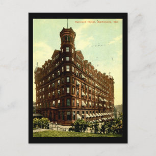 Postal Rennert Hotel, Baltimore 1913 Vintage
