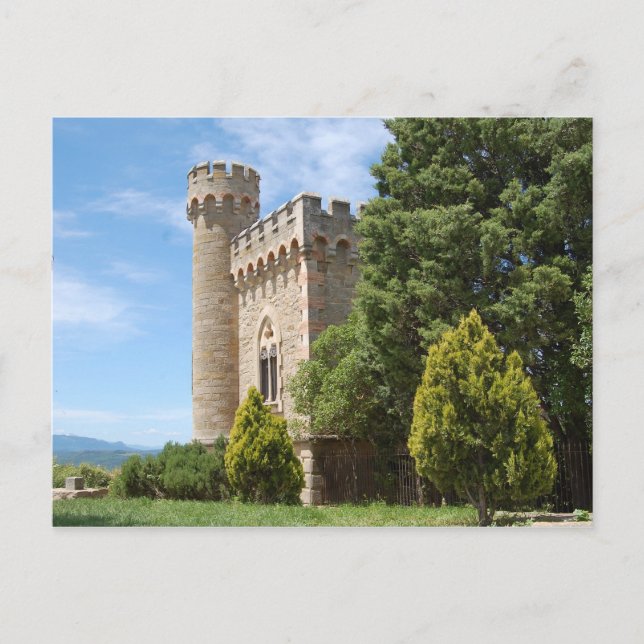 Postal Rennes Le Chateau (Anverso)