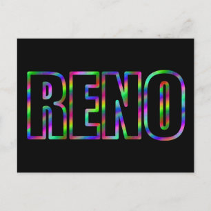 Postal RENO de neón