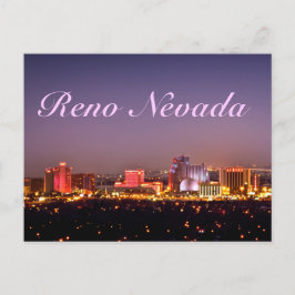 Postal Reno Glows Postcard
