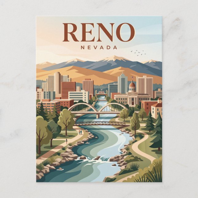 Postal Reno Nevada (Anverso)