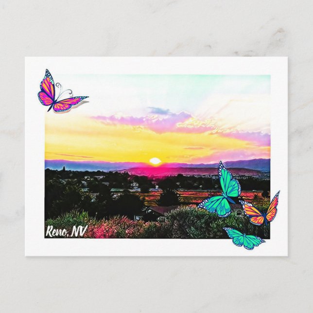 Postal Reno NV (Anverso)