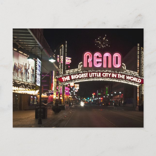 Postal Reno NV Postcard (Anverso)