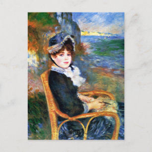 Postal Renoir - A orillas del mar