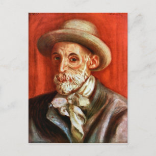 Postal Renoir - autorretrato de 1910 por Pierre Renoir