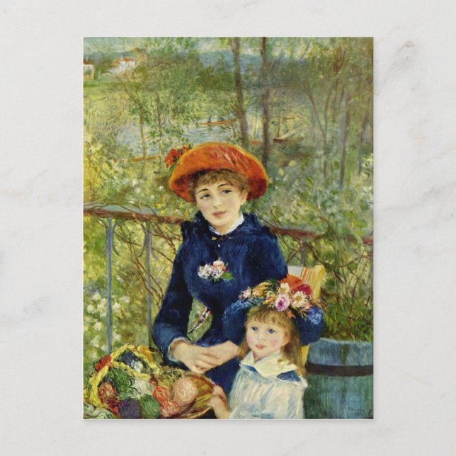 Postal Renoir Bella Artes (Anverso)