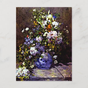 Postal Renoir - Blue Vase