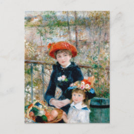 Postal Renoir "Dos hermanas (en la terraza)"