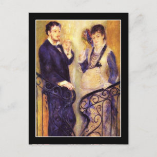 Postal Renoir La Pareja Esperanzada