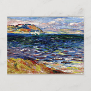 Postal Renoir - Mar de Bordighera