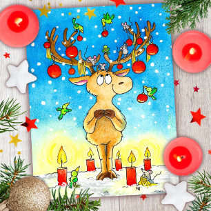 Postal Renos de Navidad