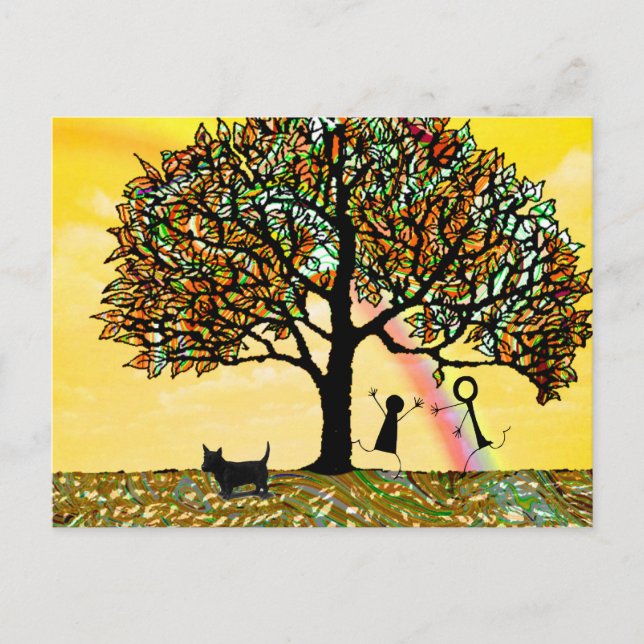 Postal Renovación del árbol de la vida (Anverso)