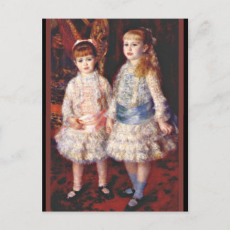 Postal Renovación: rosa y azul, pintura famosa,