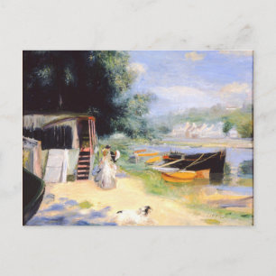 Postal Renovación - Vista de Bougival, pintura de arte fi