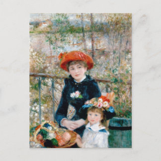 Postal Renovar dos hermanas en un Bella Artes vintage en 