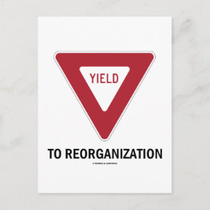 Postal Rentabilidad A La Reorganización (Humor De Rótulo 