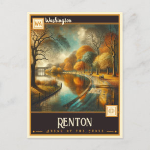 Postal Renton, Washington Vintage